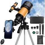  Телескоп Hauea 70/400 с чанта, филтри, адаптер за смартфон (AMA-70400-bag)