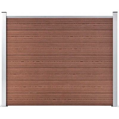 Nabytek XL Plotový dílec WPC 180 x 146 cm hnědý
