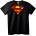 NOONEBRAND Тениска Лого Superman - 5XL, Black