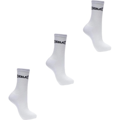 Everlast Чорапи Everlast 3 Pack Crew Socks - White