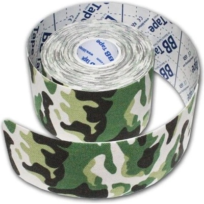 BB Tape kineziologický tejp maskování zelená 5 cm x 5 m