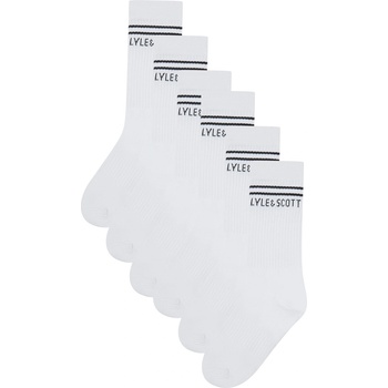 Lyle and Scott Чорапи Lyle and Scott Kids' Crew Socks - Bright White