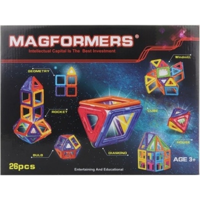 Lamps Magnetická stavebnice 24 ks