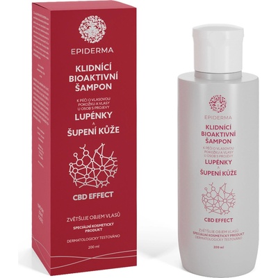 EPIDERMA® Bioaktivní šampón na lupénku a seboeru 200 ml Epiderma
