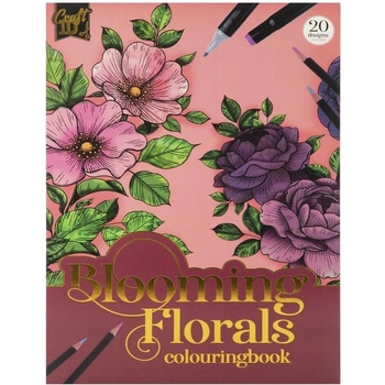 Craft ID Книжка за оцветяване Цветя, А4, 20 листа (6605330053)