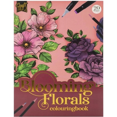 Craft ID Книжка за оцветяване Цветя, А4, 20 листа (6605330053)
