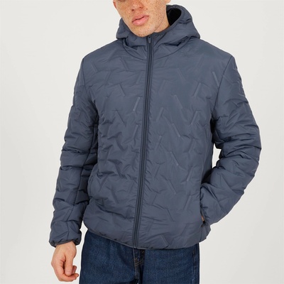 Brave Soul Яке Brave Soul Men's Medium Puffer Jacket - Steel Blue