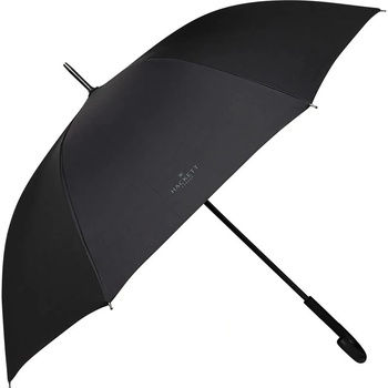 HACKETT Чадър Hackett Plain Walking umbrella - Black (Black)