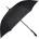 HACKETT Чадър Hackett Plain Walking umbrella - Black (Black)