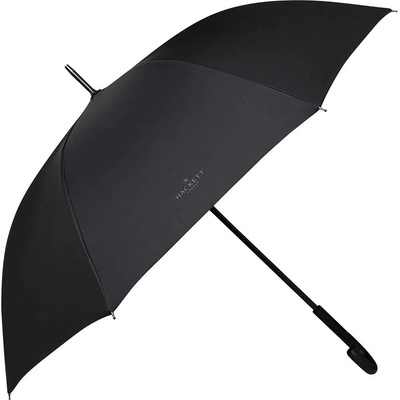 HACKETT Чадър Hackett Plain Walking umbrella - Black (Black)