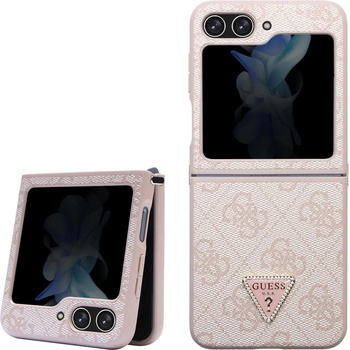 Image 1 of GUESS Гръб Guess 4G PU Leather Triangle Case за Samsung Galaxy Z Flip 5 - Розов
