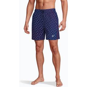 Nike Мъжки бански шорти Nike Breaker Swoosh 5 Volley midnight navy