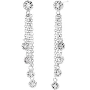 Silenti Jewelry Сребърни обеци "Достолепие