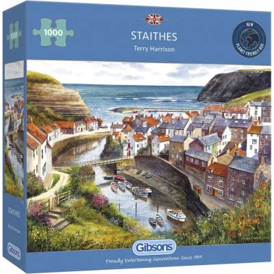 GIBSONS Staithes Velká Británie 1000 dílků