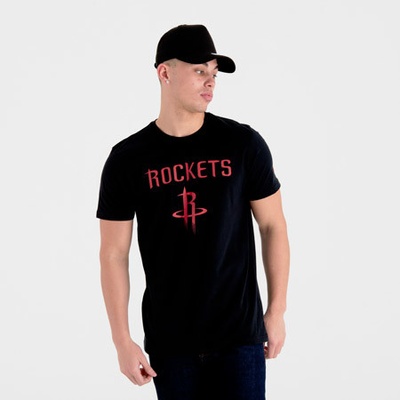 New Era tričko NBA Houston Rockets black