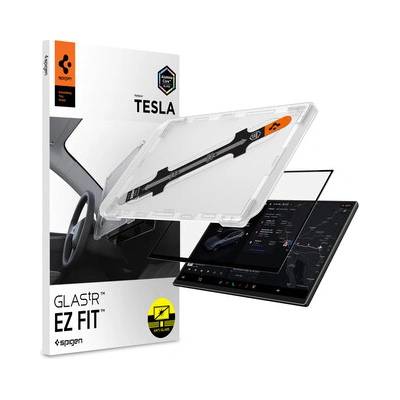Spigen Tesla EZ Fit Anti Glare Matte FC, černá - Tesla Model Y L 2026