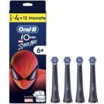 Oral-B iO Replacement Brushes Kids 6+ Marvel Spiderman, Black, 4 Pieces - 8700216930628