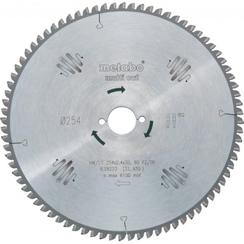 Metabo (Аccessories) Диск за циркуляр 315x2.4x30 mm - 96 зъба FZ/TZ, 5° neg (628226000)