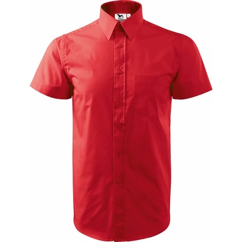 Malfini košile short sleeve červená
