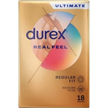 Durex 18 бр. Нелатексови презервативи Durex Real Feel