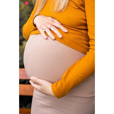 Tehotenská sukňa Tummy Beige