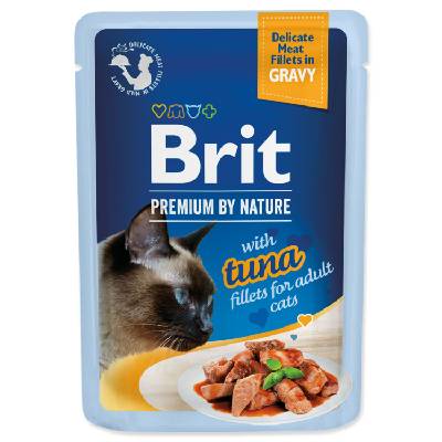 Brit Premium (VAFO Praha s.r.o.) Brit Premium Cat Delicate Fillets in Gravy with Tuna 85 g