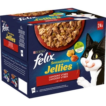 Felix sensations jellies v želé 24 x 85 g