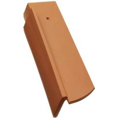 Tondach Bobrovka Taška krajová levá kulatý speciální řez 180 x 380 mm režná