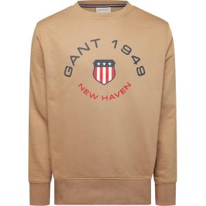Gant Блуза Gant Mens Graphic Crew-Neck Sweatshirt - CARAMEL BEIGE