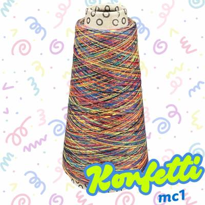 Garnmanufakture Přípletová nit Konfetti mc1 podzimní barevná
