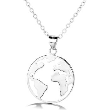 Silenti Jewelry Сребърно колие "Планета