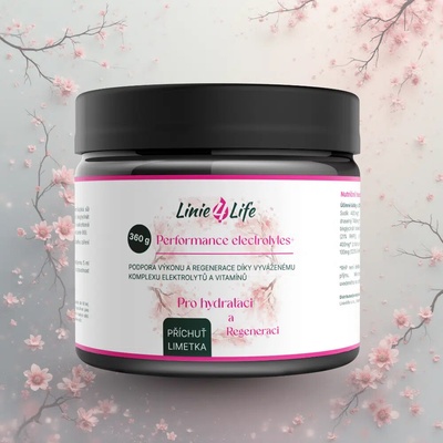 Linie4Life Performance Electrolytes limetka 60 porcí