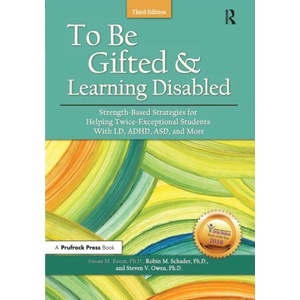 To Be Gifted and Learning Disabled (ISBN: 9781618216441)