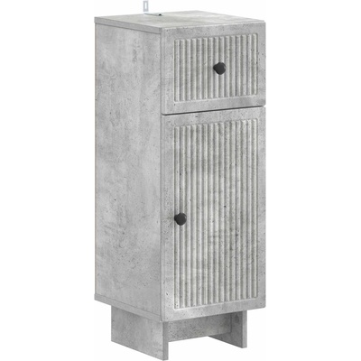 vidaXL Шкаф за баня EDE Бетонно сиво 30 x 31 x 80 см (895948)