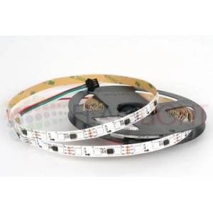  12V LED Дигитална Лента Многоцветна 5050-30 SMD/m RGB, 12V, 7 W/m, IP20, ролка 5м ► 11.50 лв/м (0646)