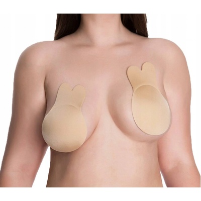 Silikonové nálepky na bradavky Julimex PS-10 Rabbit béžová – Zboží Dáma