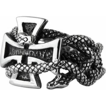 Image 1 of ETNOX Пръстен ETNOX - Iron cross - SR4025