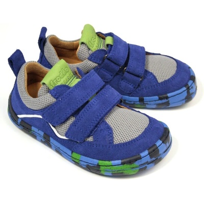 Froddo Barefoot tenisky BF D-Velcro Blue Electic