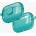 Uniq Glase Pro Case за AirPods Pro 3 Lock Case - Прозрачно син (8886463696859)