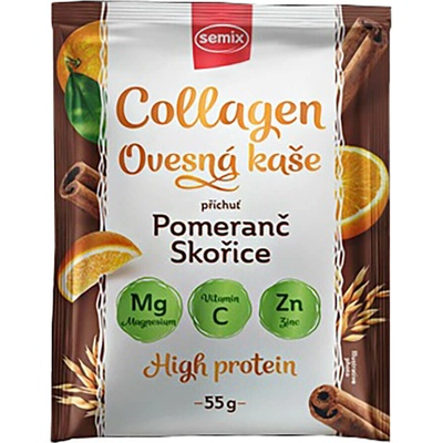 Semix Collagen ovesná kaše pomeranč a skořice 55 g