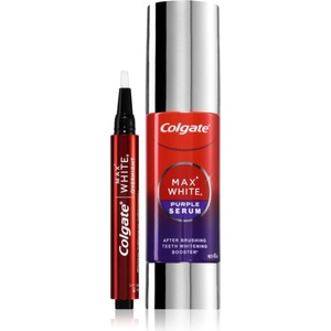 Colgate Max White Pen + Purple Serum Set комплект за избелване за зъби