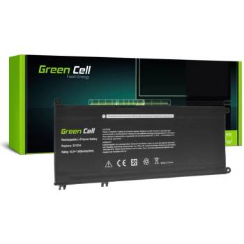 Green Cell Батерия за лаптоп GREEN CELL, Dell 33YDH, Dell Inspiron G3 3579, 3779, G5 5587, G7 7588, 7577, 7773, 7778, 7779, 7786, Latitude 3380, 3480, 3490, 3590, 15.2V, 3400mAh (GC-DELL-33YDH-DE138)