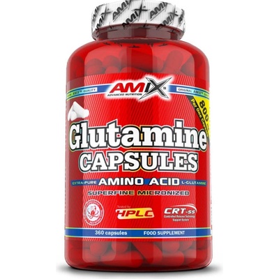Amix Glutamine micro powder 360 kapslí