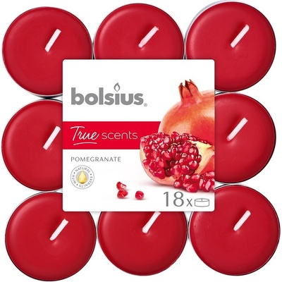 Bolsius Tealight True Scents granátové jablko 18 ks