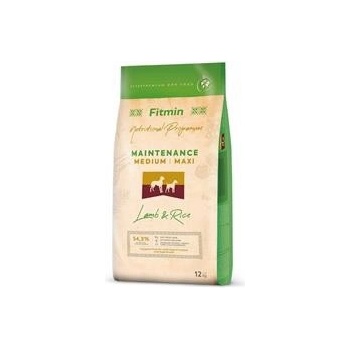 Fitmin Medium Maxi Lamb & Rice 2 x 12 kg