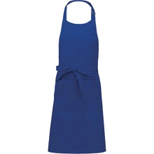 Kariban Zástěra Sommelier K890 s laclem COT20K89045099-royal blue Modrá královská