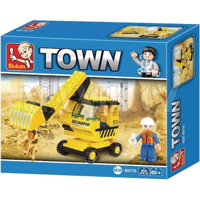 Sluban B0176 Town Bagr 62 ks