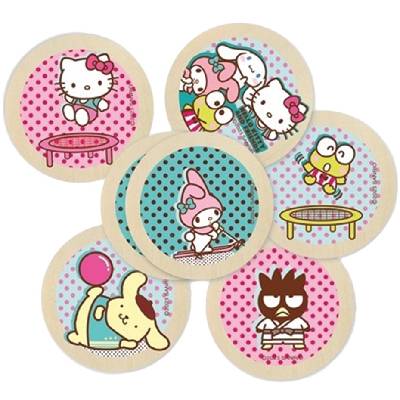 Дървена игра за памет Micki - Hello Kitty and friends, 38 части (70001200)