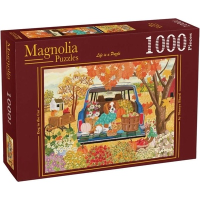 Magnolia Пъзел Magnolia от 1000 части - Куче в колата (9108)