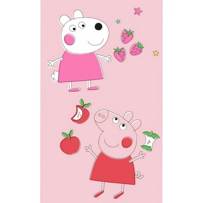 Carbotex Dětský ručník Prasátko Pepina a Ovečka Zuzka 30 x 50 cm